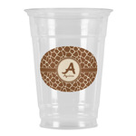 Giraffe Print Party Cups - 16oz (Personalized)