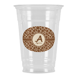 Giraffe Print Party Cups - 16oz (Personalized)