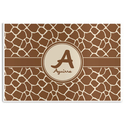 Giraffe Print Disposable Paper Placemats (Personalized)
