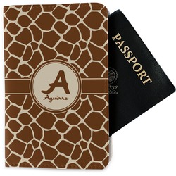 Giraffe Print Passport Holder - Fabric (Personalized)