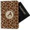 Giraffe Print Passport Holder - Fabric (Personalized)