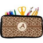 Giraffe Print Neoprene Pencil Case (Personalized)
