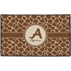 Giraffe Print Door Mat - 60"x36" (Personalized)