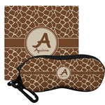 Giraffe Print Eyeglass Case & Cloth (Personalized)