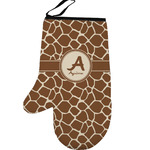 Giraffe Print Left Oven Mitt (Personalized)