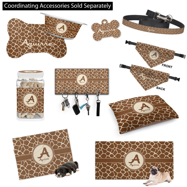 Giraffe Print Customized Pet Accessories