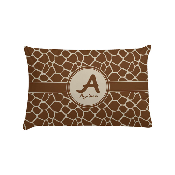Custom Giraffe Print Pillow Case - Standard (Personalized)