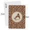 Giraffe Print Playing Cards - Approval
