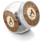 Giraffe Print Puppy Treat Jar (Personalized)