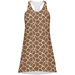 Giraffe Print Racerback Dress - Large