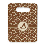 Giraffe Print Rectangular Trivet with Handle (Personalized)