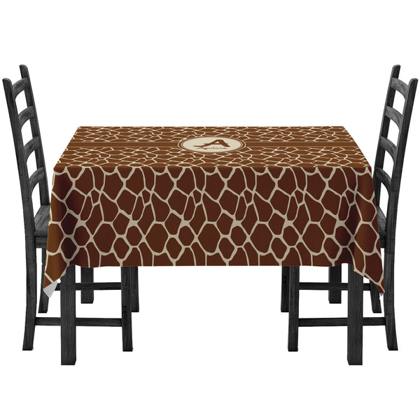 Custom Giraffe Print Tablecloth (Personalized)