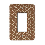 Giraffe Print Rocker Style Light Switch Cover - Single Switch