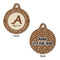 Giraffe Print Round Pet ID Tag - Large - Approval
