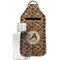 Giraffe Print Sanitizer Holder Keychain - Large with Case