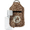 Giraffe Print Hand Sanitizer & Keychain Holder - Small (Personalized)