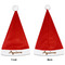 Giraffe Print Santa Hats - Front and Back (Double Sided Print) APPROVAL