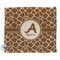 Giraffe Print Security Blanket - Front View