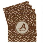 Giraffe Print Absorbent Stone Coasters - Set of 4 (Personalized)
