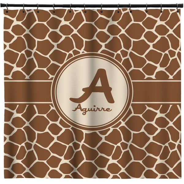 Custom Giraffe Print Shower Curtain - Custom Size (Personalized)