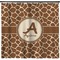 Giraffe Print Shower Curtain - Custom Size (Personalized)