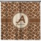 Giraffe Print Shower Curtain (Personalized)
