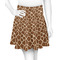 Giraffe Print Skater Skirt - 2X Large