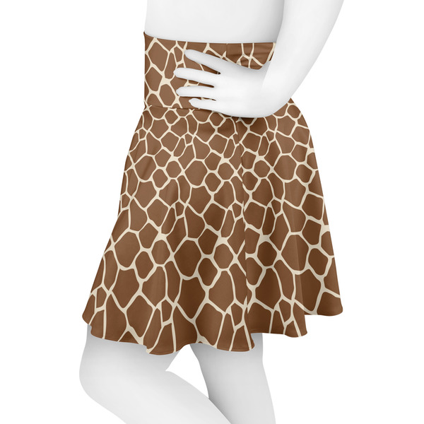 Giraffe Print Skater Skirt - Side