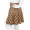 Giraffe Print Skater Skirt - Side
