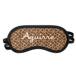 Giraffe Print Sleeping Eye Mask - Small (Personalized)
