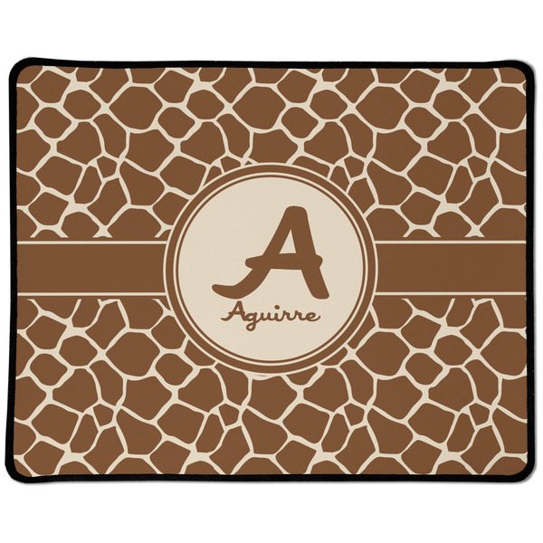 Custom Giraffe Print Large Gaming Mouse Pad - 12.5" x 10" (Personalized)