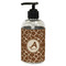 Giraffe Print Plastic Soap / Lotion Dispenser (8 oz - Small - Black) (Personalized)