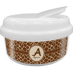 Giraffe Print Snack Container (Personalized)
