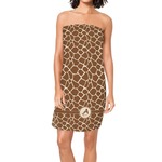 Giraffe Print Spa / Bath Wrap (Personalized)