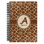 Giraffe Print Spiral Notebook (Personalized)