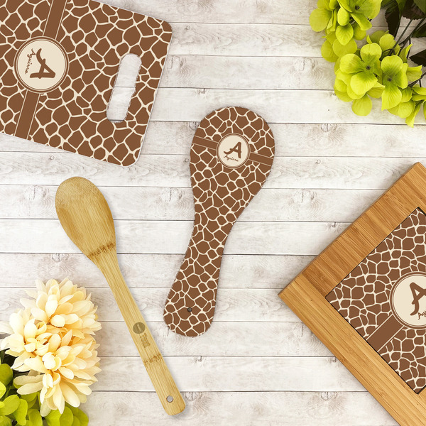 Giraffe Print Spoon Rest Trivet - LIFESTYLE
