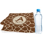 Giraffe Print Sports & Fitness Towel (Personalized)