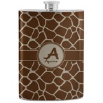Giraffe Print Stainless Steel Flask (Personalized)