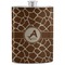 Giraffe Print Stainless Steel Flask (Personalized)