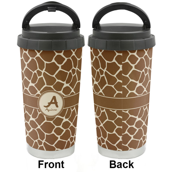 Giraffe Print Stainless Steel Travel Cup - Apvl