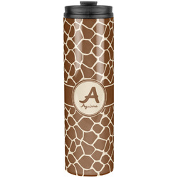 Giraffe Print Stainless Steel Skinny Tumbler - 20 oz (Personalized)
