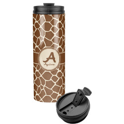 Giraffe Print Stainless Steel Skinny Tumbler (Personalized)