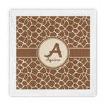 Giraffe Print Decorative Paper Napkins (Personalized)