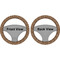 Giraffe Print Steering Wheel Cover- Front and Back