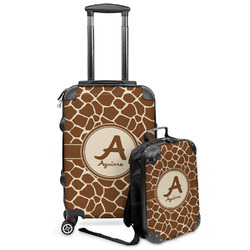 Giraffe Print Kids 2-Piece Luggage Set - Suitcase & Backpack (Personalized)