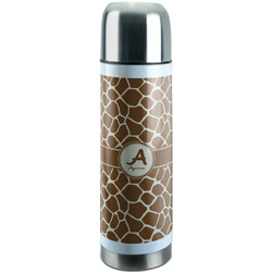 Giraffe Print Stainless Steel Thermos (Personalized)