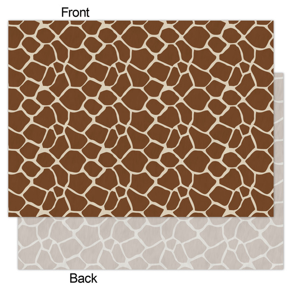 Giraffe Print Tissue Paper - Heavyweight - Large - Front & Back