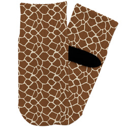 Giraffe Print Toddler Ankle Socks (Personalized)