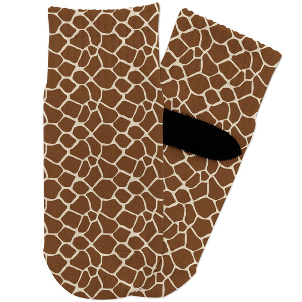 Custom Giraffe Print Toddler Ankle Socks
