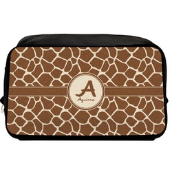 Giraffe Print Toiletry Bag / Dopp Kit (Personalized)